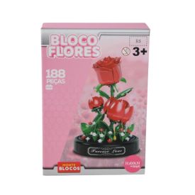 Blocos De Montar Rosas Havan Toys - HBR0915