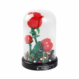 Blocos De Montar Flores Rosas Havan Toys - HBR0915