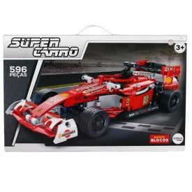 Blocos de Montar Super Carro 596 Pe&ccedil;as Havan Toys - HBR0960