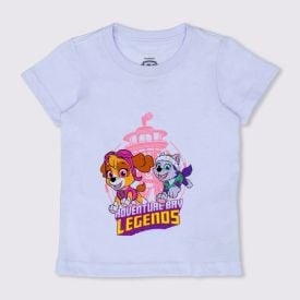 Blusa 1 a 3 anos Patrulha Canina Legends Banker Branco