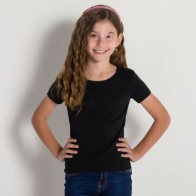 Blusa 4 a 10 anos Básica Cotton Leve Marmelada