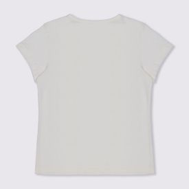 Blusa 4 a 10 anos M/Malha Tom e Jerry BandUP Off White