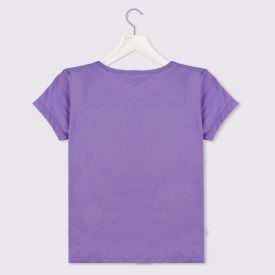 Blusa 4 a 10 anos Nasa Future Bandup Lavanda