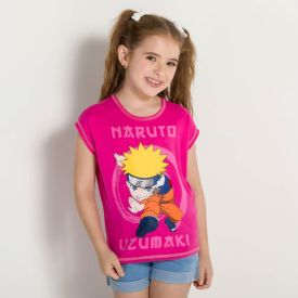 Blusa 6 a 12 anos Naruto Brandili Penelople