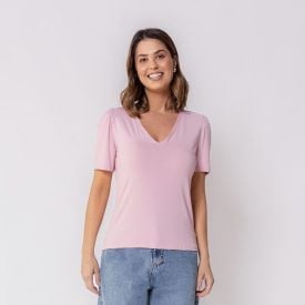 Blusa Feminina Com Decote V Patricia Foster