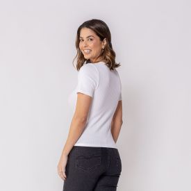 Blusa Feminina De Poliamida Sem Costura Patricia Foster