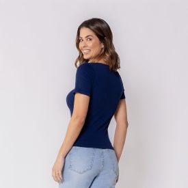 Blusa Feminina De Poliamida Sem Costura Patricia Foster