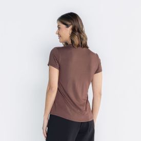 Blusa Feminina De Viscose Com Decote Em V Patricia Foster