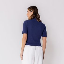 Blusa Feminina Gola Alta Patricia Foster