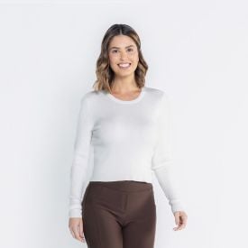 Blusa Feminina Manga Longa Canelada Boby Blues
