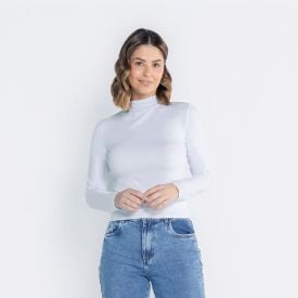 Blusa Feminina Manga Longa De Microfibra Patricia Foster