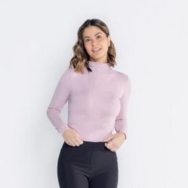 Blusa Feminina Manga Longa De Microfibra Patricia Foster