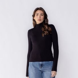 Blusa Feminina Manga Longa De Viscose Patricia Foster