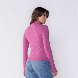 Blusa Feminina Manga Longa De Viscose Patricia Foster