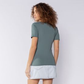 Blusa Feminina Em Poliamida Patricia Foster Oliva