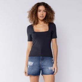 Blusa Feminina Em Poliamida Patricia Foster