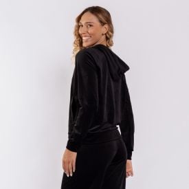 Blusão Feminino Esportivo Em Plush Com Capuz Scream