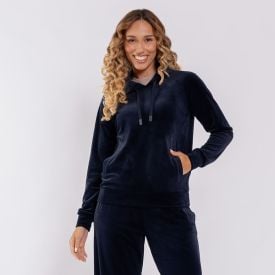 Blusão Feminino Esportivo Em Plush Com Capuz Scream