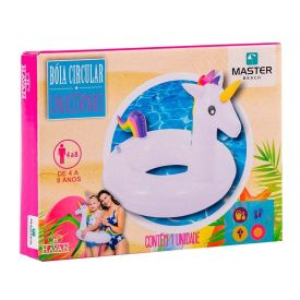 Boia Inflável Infantil Anelar Unicórnio Master Beach - 37434
