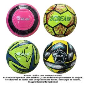 Bola de Futebol Scream N5 Havan Toys - Sortido