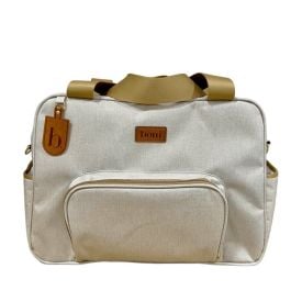 Bolsa de Bebê Linho Boni - Creme