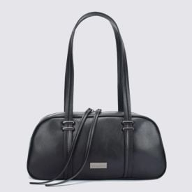 Bolsa Feminina Baguete Macadamia - Preto