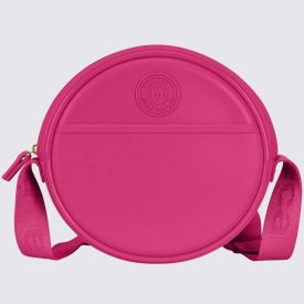 Bolsa Feminina Redonda Transversal Moleca - Rosa