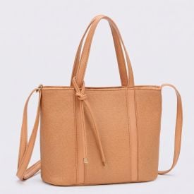 Bolsa Feminina Transversal Alice Palucci Bege