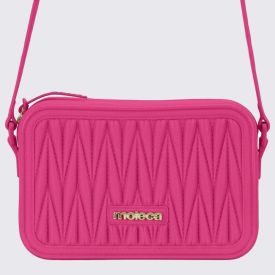 Bolsa Feminina Transversal Moleca - Rosa Forte