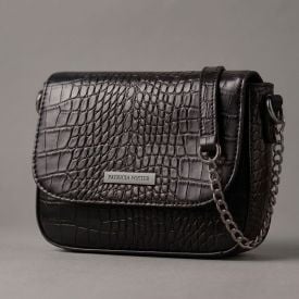 Bolsa Feminina Transversal Patricia Foster - PRETO U