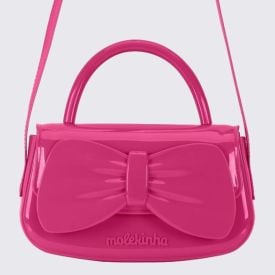 Bolsa Infantil Laço Molekinha - Rosa Forte