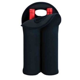 Bolsa Térmica Para Garrafa Vinho Lyor Neoprene - Preto