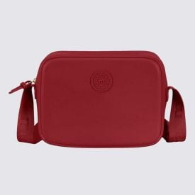 Bolsa Tiracolo Transversal Quadrada Moleca - Cereja