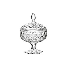 Bomboniere Com Pé Angélica Hauskraft 24 Cm - Transparente