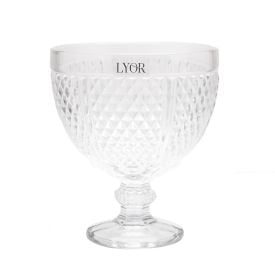 Bomboniere Com Pé Bico De Jaca Lyor 15 Cm - Transparente
