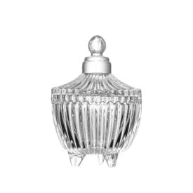 Bomboniere com Pé Carrossel Lyor 10Cm - Cristal