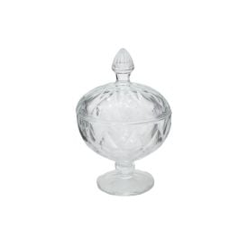 Bomboniere Com Pé Diamond L'hermitage - Vidro