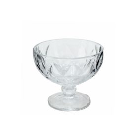 Bomboniere com Pé Diamond L'hermitage 17Cm - Vidro