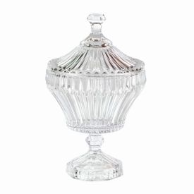 Bomboniere com Pé Renaissance Lyor - Cristal