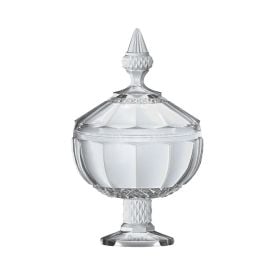 Bomboniere com Pé Splendor L' Hermitage 21Cm - Transparente