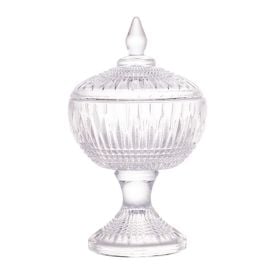 Bomboniere Cristal Com Pé Queen - Wolff