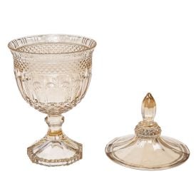 Bomboniere De Vidro Brando Lyor - Âmbar