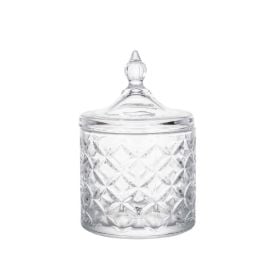 Bomboniere Decorativo de Vidro Amazoni 15,5Cm - Hauskraft