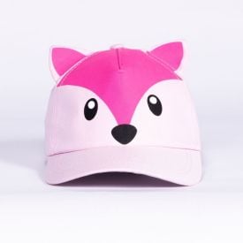 Boné Infantil Menina 1 a 3 Anos Raposa Yoyo Kids - Rosa