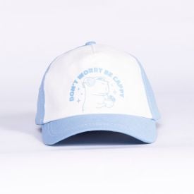 Boné Infantil Menino 4 a 10 Anos Capivara Hot Dog - Branco