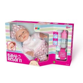 Boneca Coleção Bebê Reborn Milk Brinquedos - 626