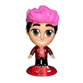 Boneco De Vinil Dos Rosa Robson - Algazarra Brinquedos