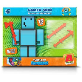 Boneco Problems 15 Cm Com 3 Acessórios - Algazarra Brinquedos