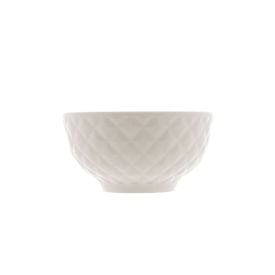 Bowl De Porcelana Lyor Diamond 380Ml - Branco