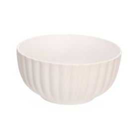 Bowl Redondo De Cerâmica Bella Branco Hauskraft -  450ML